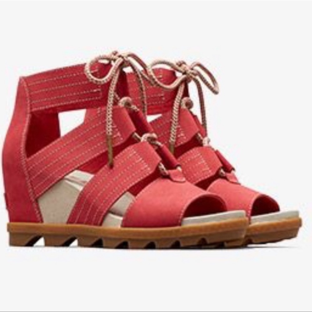 Sorel Joanie Sandals- Daredevil Red Color